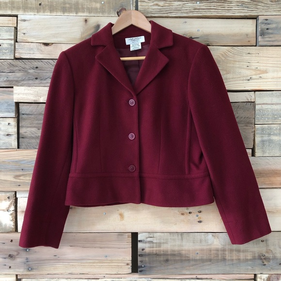 VINTAGE ROTH LECOVER CA Wool Blend Jacket Size 12P - Picture 1 of 7